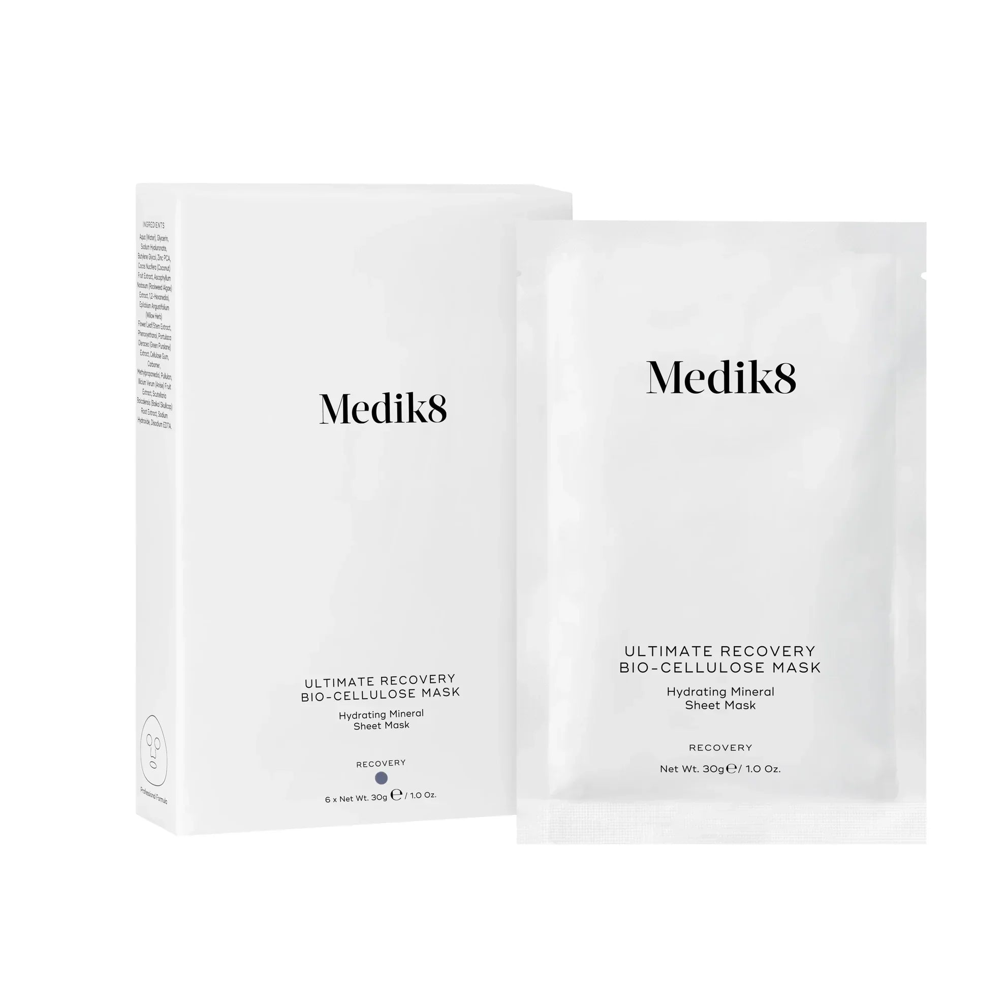 Medik8 Ultimate Recovery Bio-Cellulose Mask - 6 x single use masks
