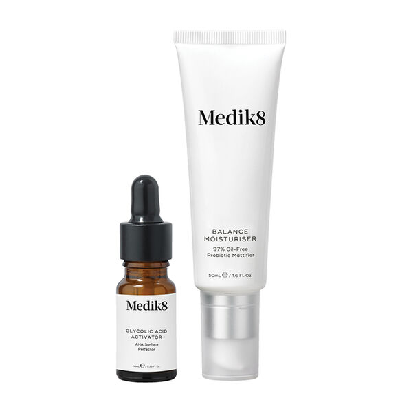 Medik8 Balance Moisturiser & Glycolic Acid Activator - 10ml, 50ml